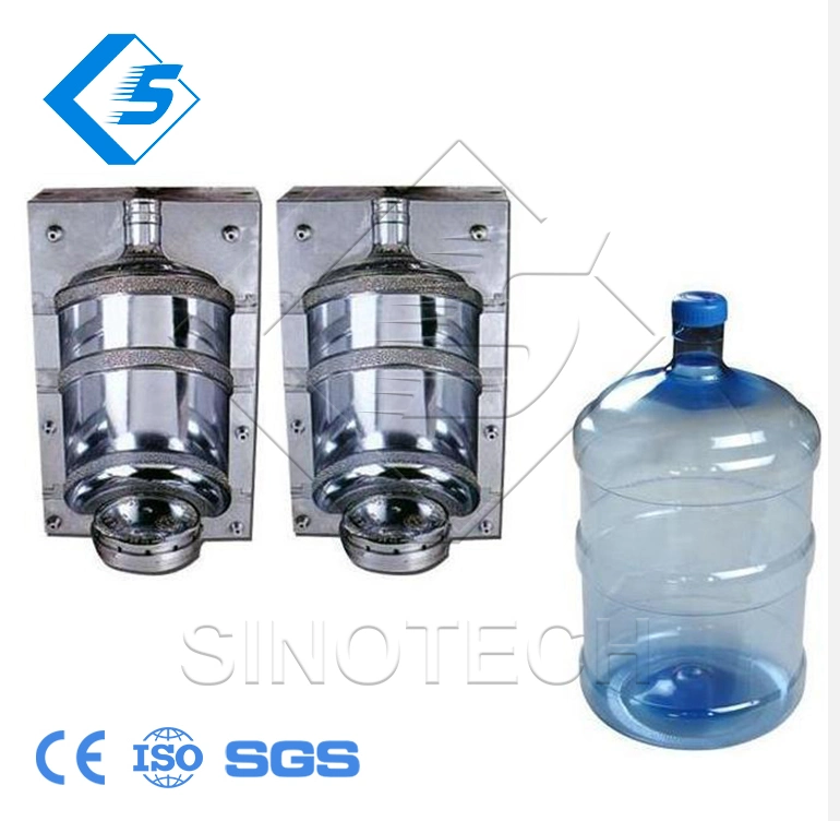 1 Year Commodity Sino-Tech CE, SGS, Customized High Quality 20L 5 Gallon Five Gallon Mineral Plastic Barrel Mold Blowing Mould